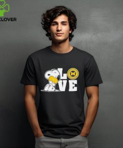 Snoopy Love Michigan Wolverines 20 Logo shirt