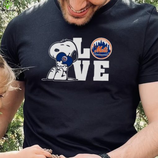 Snoopy Love New York Mets T Shirt