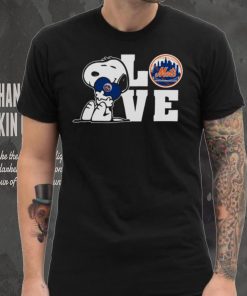 Snoopy Love New York Mets T Shirt