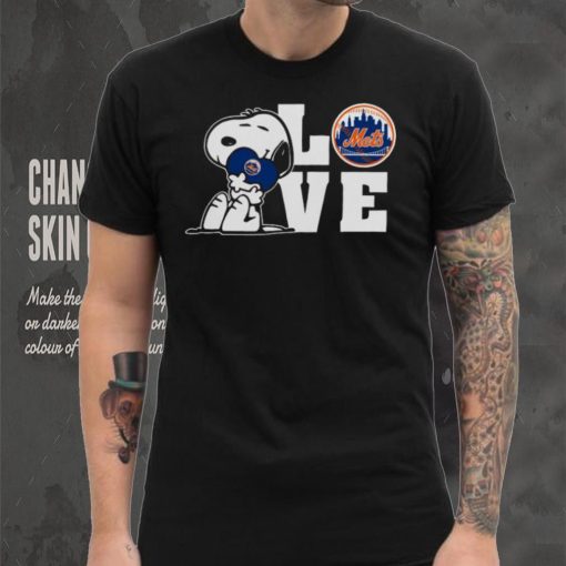 Snoopy Love New York Mets T Shirt