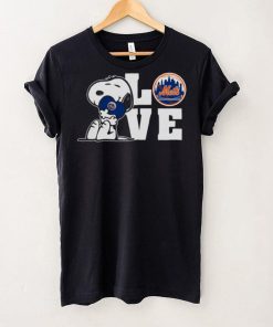 Snoopy Love New York Mets T Shirt