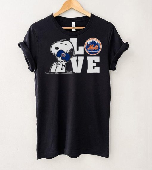 Snoopy Love New York Mets T Shirt