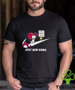 Snoopy MLB Just Bow Down Atlanta Braves shirt