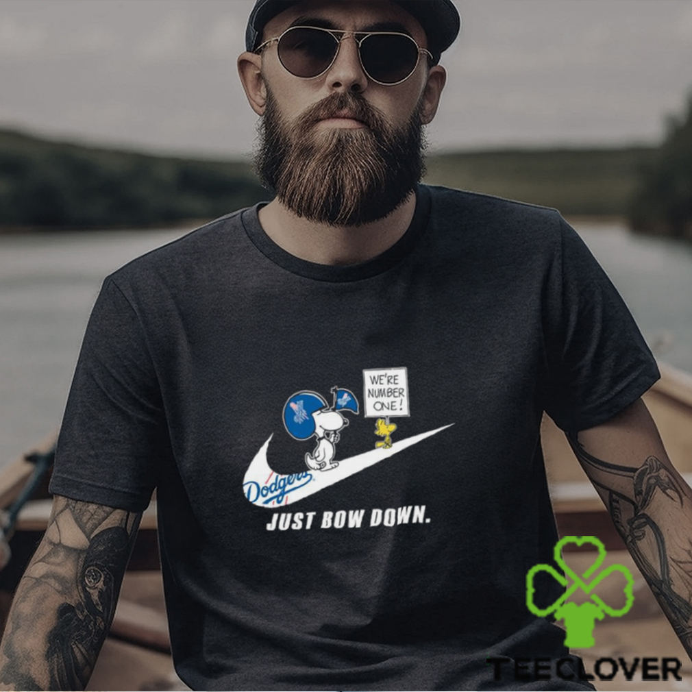 Snoopy MLB Just Bow Down Los Angeles Dodgers shirt Snoopy MLB Just Bow Down Los Angeles Dodgers shirt