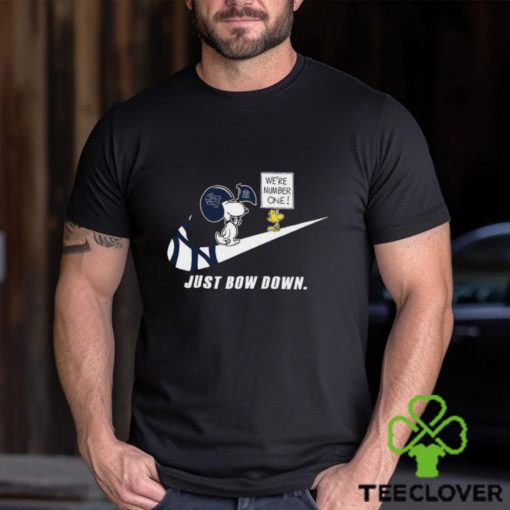 Snoopy MLB Just Bow Down New York Yankees shirt