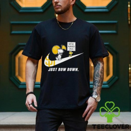Snoopy MLB Just Bow Down San Diego Padres shirt