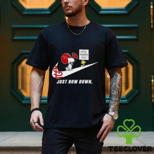 Snoopy MLB Just Bow Down St. Louis Cardinals shirt