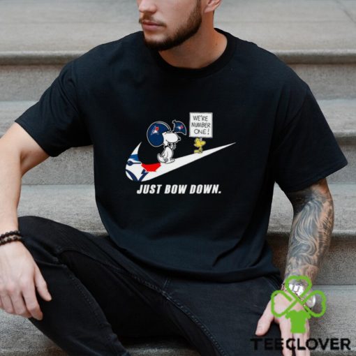 Snoopy MLB Just Bow Down Toronto Blue Jays shirt
