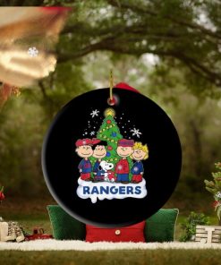 Snoopy Merry Christmas Texas Rangers 2023 Ornament