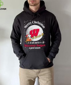 Snoopy Merry Christmas To All And To All A Wisconsin Badgers A Good Season Shirt