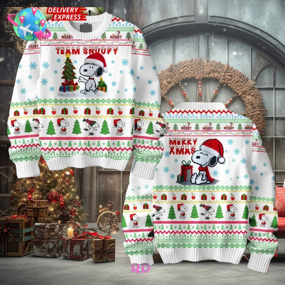 Snoopy Merry Xmas Special Sweater Snoopy Merry Xmas Special Sweater