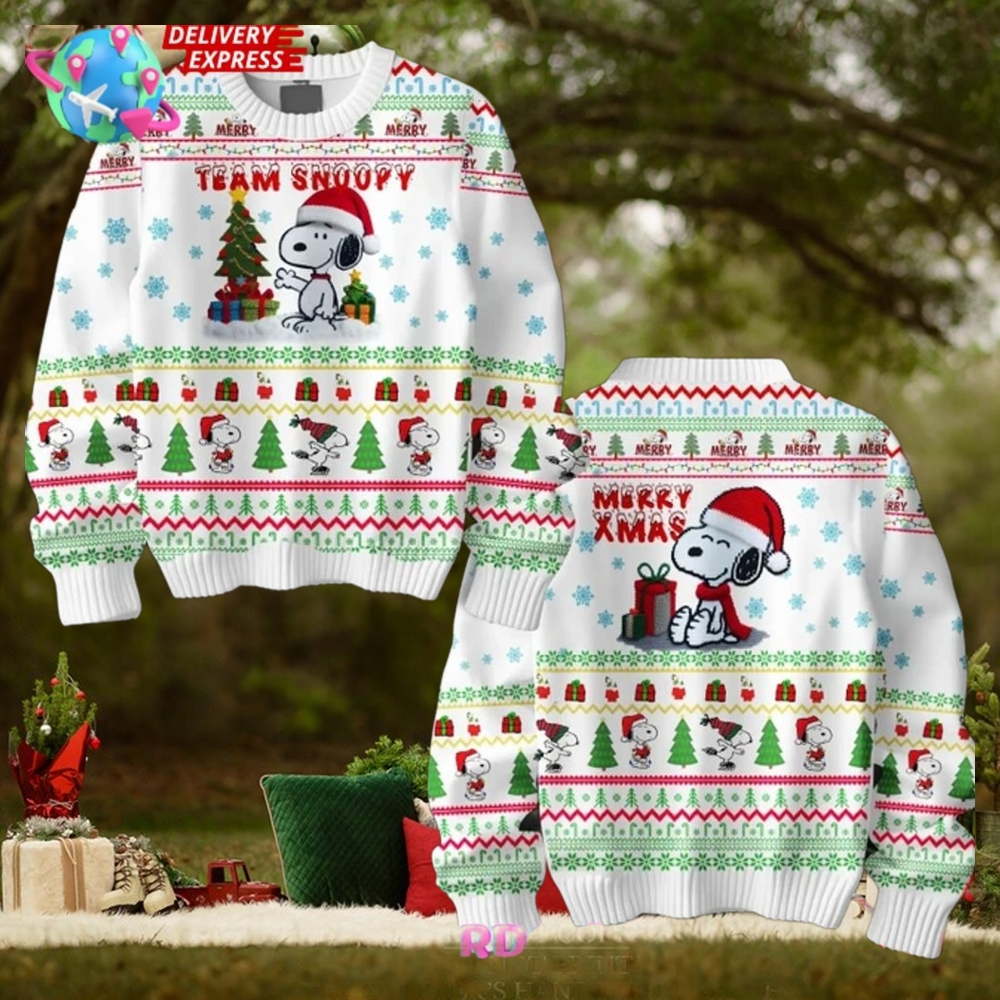 Snoopy Merry Xmas Special Sweater Snoopy Merry Xmas Special Sweater