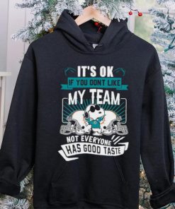 Snoopy Miami Dolphins it’s ok if you don’t like my team not everyone has good taste shirt