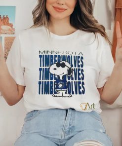 Snoopy Minnesota Timberwolves Shirt