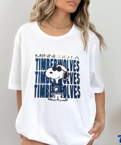 Snoopy Minnesota Timberwolves Shirt