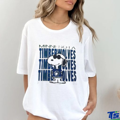 Snoopy Minnesota Timberwolves Shirt
