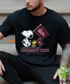 Snoopy Mississippi State Road To Oklahoma City flag shirt