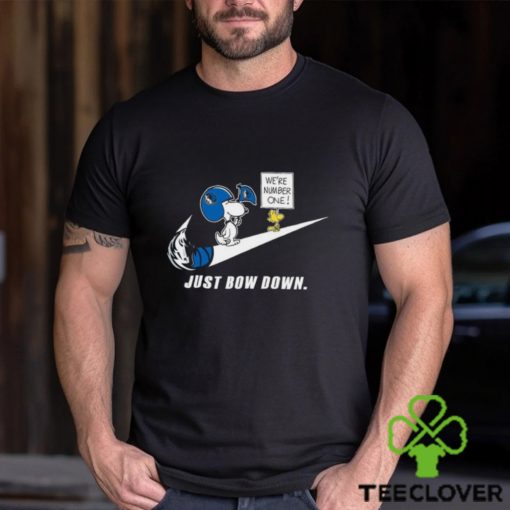 Snoopy NBA Just Bow Down Dallas Mavericks shirt