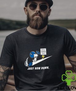 Snoopy NBA Just Bow Down Dallas Mavericks shirt