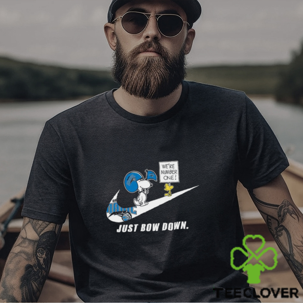 Snoopy NBA Just Bow Down Orlando Magic shirt Snoopy NBA Just Bow Down Orlando Magic shirt