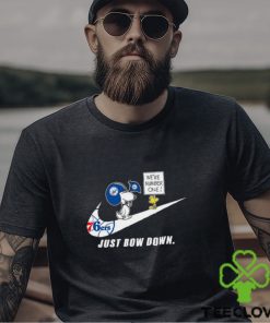 Snoopy NBA Just Bow Down Philadelphia 76ers shirt 3 Snoopy NBA Just Bow Down Philadelphia 76ers shirt