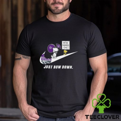Snoopy NBA Just Bow Down Sacramento Kings shirt