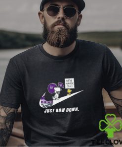 Snoopy NBA Just Bow Down Sacramento Kings shirt