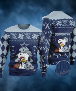 Snoopy NFL Dallas Football Ugly Christmas Sweater Cowboys Christmas Gifts