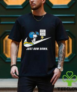 Snoopy NFL Just Bow Down Los Angeles Chargers shirt