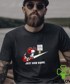 Snoopy NFL Just Bow Down San Francisco 49erS shirt 3 Snoopy NFL Just Bow Down San Francisco 49erS shirt