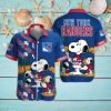 Snoopy New York Rangers Hockey Hawaiian Aloha Shirt