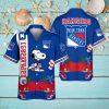 Snoopy Charlie Brown Woodstock New York Rangers Hawaiian Shirts