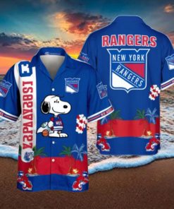 Snoopy New York Rangers Hawaiian Shirts Ny Rangers Gifts