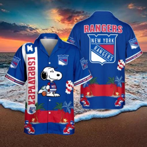 Snoopy New York Rangers Hawaiian Shirts Ny Rangers Gifts