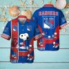 Snoopy NY Rangers Funny Hawaiian Shirt Summer Beach