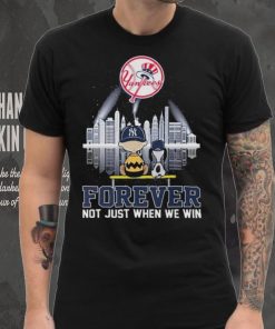 Snoopy New York Yankees Baseball Team Skyline Forever Shirt