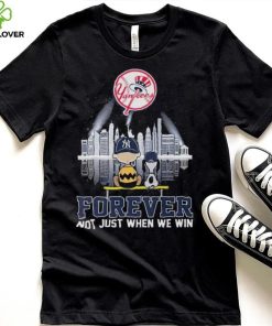 Snoopy New York Yankees Baseball Team Skyline Forever Shirt