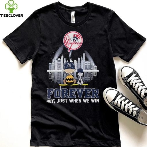 Snoopy New York Yankees Baseball Team Skyline Forever Shirt