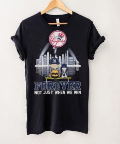 Snoopy New York Yankees Baseball Team Skyline Forever Shirt