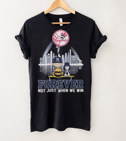 Snoopy New York Yankees Baseball Team Skyline Forever Shirt