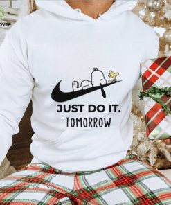 Snoopy Nike Just Do It Later Nike T Shirt