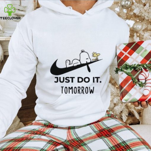 Snoopy Nike Just Do It Later Nike T Shirt