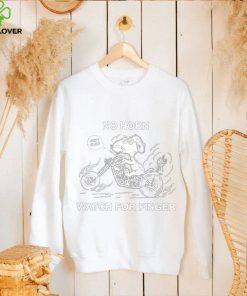 Snoopy No Horn Watch For Finger Shirt