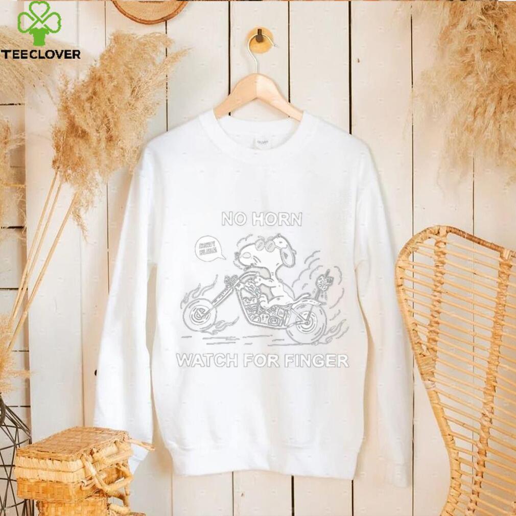 Snoopy No Horn Watch For Finger Shirt Snoopy No Horn Watch For Finger Shirt