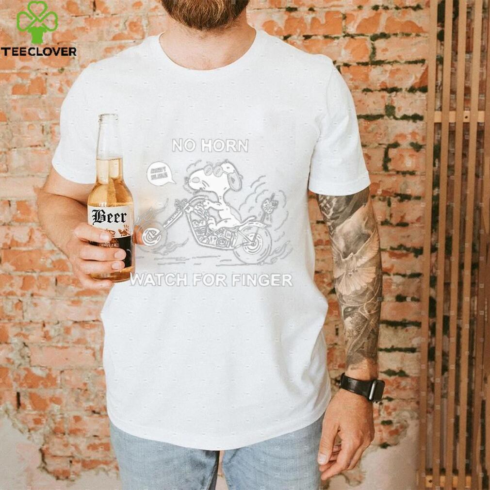 Snoopy No Horn Watch For Finger Shirt Snoopy No Horn Watch For Finger Shirt