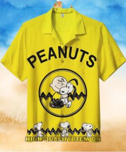 Snoopy Peanuts Charlie Brown Button Down Hawaiian Shirt