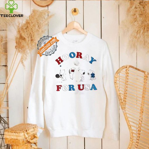 Snoopy Peanuts Hooray For Team USA Olympic 2024 shirt