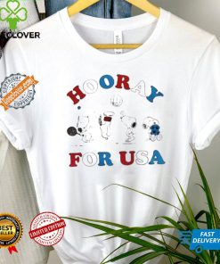 Snoopy Peanuts Hooray For Team USA Olympic 2024 shirt