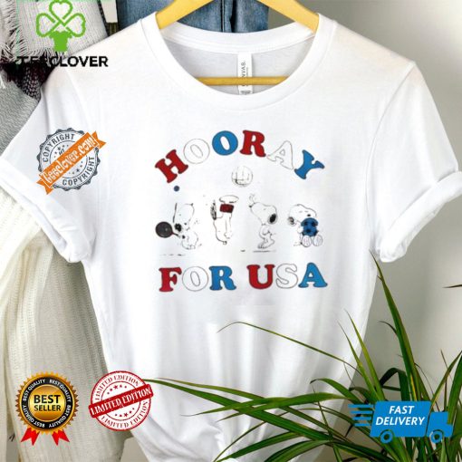 Snoopy Peanuts Hooray For Team USA Olympic 2024 shirt
