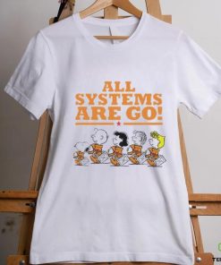Snoopy Peanuts NASA all systems are go shirt